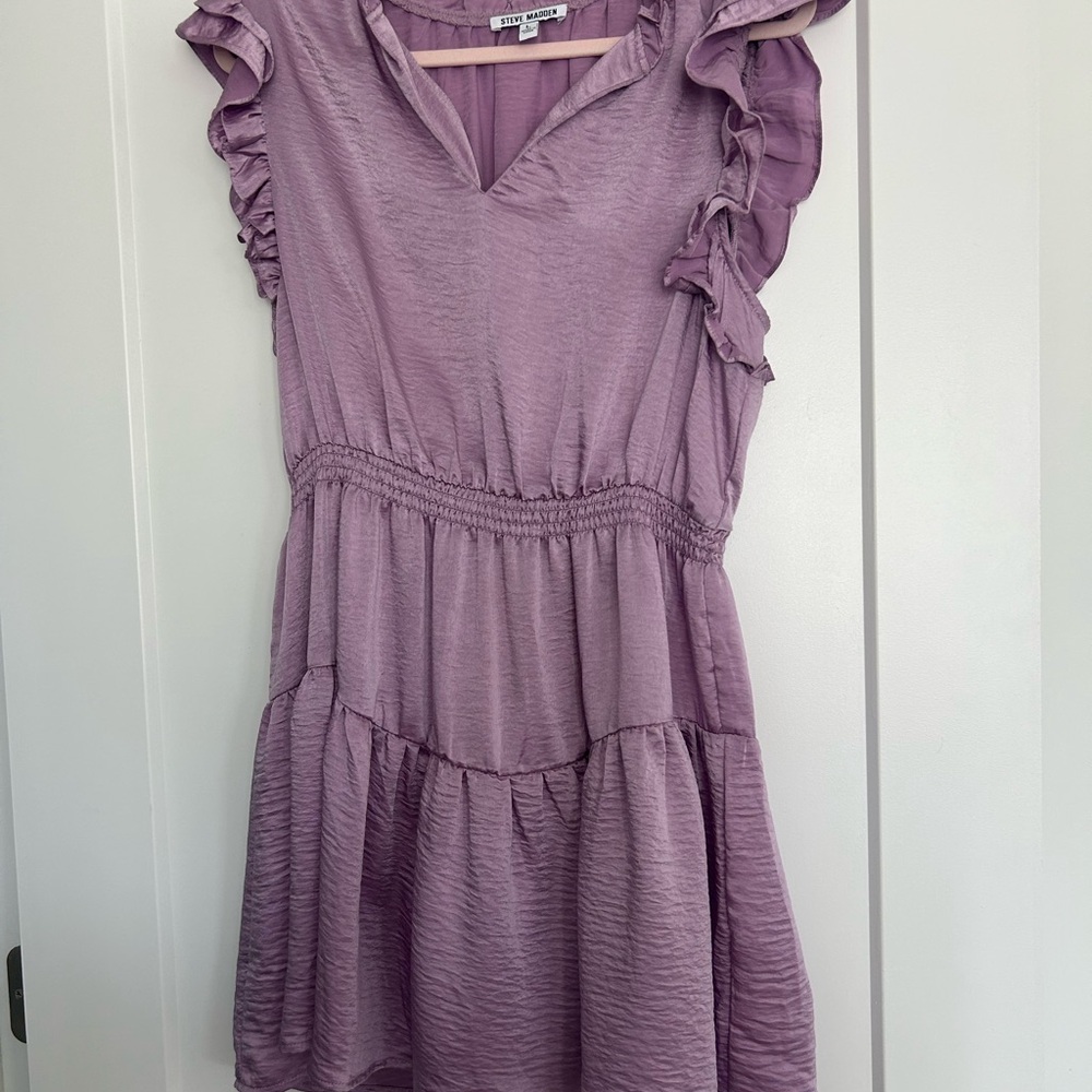 Steve Madden Lavender Ruffle Dress